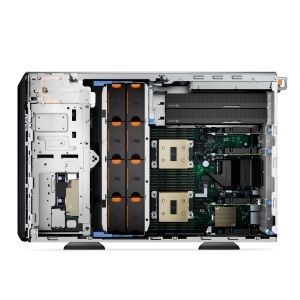 Сървър Dell PowerEdge T560, Chassis 8 x3.5" Hot Plug (SAS/SATA), Xeon Silver 4410Y (12C/24T,30M Cache), 16GB RDIMM 5600, 1x480GB SSD SATA RI, Parallax Security Bezel, Broadcom 5720, PERC H755, iDRAC9 Ent 16G, No Riser, 2x700W Hot Plug, Basic NBD 3Y