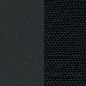 Стол Largo Steel Мениджърски, Изкуствена кожа и мрежа, Черен