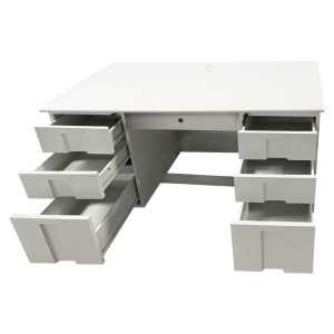 Метално бюро Carmen CR-1319 L - сиво