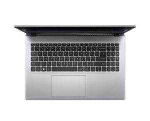 Лаптоп Acer Aspire Go 15, AG15-42P-R0NA, AMD Ryzen 5 7430U (up to 4.30GHz, 16MB), 15.6" FHD (1920x1080) IPS, 16GB DDR4 (1 slot free), 512GB SSD, AMD Radeon, HD Cam, WiFi, BT 5.2, no OS, 1.78kg, Pure Silver