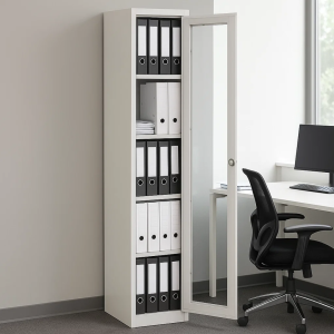 Метален шкаф Carmen CR-1001 L - сив