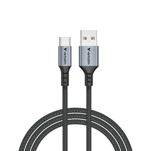 Кабел Verbatim Sync & Charge USB-A to USB-C 18W 120 cm