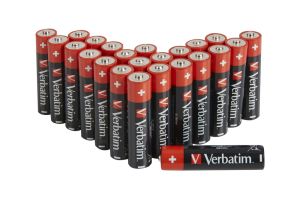 Батерия Verbatim ALKALINE BATTERY AA 24 PACK (BOX)