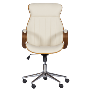 Президентски офис стол Carmen 6402 - орех-крем