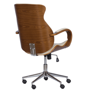 Президентски офис стол Carmen 6402 - орех-крем