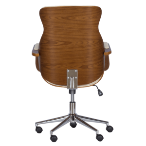 Президентски офис стол Carmen 6402 - орех-крем