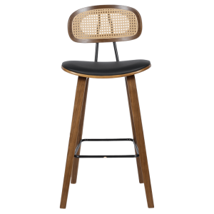 Бар стол Carmen 4029 - орех/черен