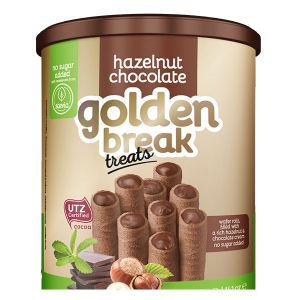 Пури с шоколад, лешников крем и стевия, Golden Break, 135гр