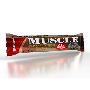 Протеинов бар, Бисквита и крисп, “Muscle bar”, 70гр