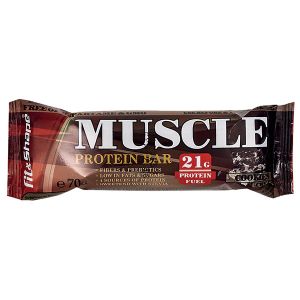 Протеинов бар, Бисквита и крисп, “Muscle bar”, 70гр