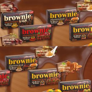 Протеинов бар, Двоен шоколад, “Брауни”, 50гр