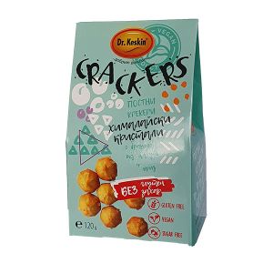 Крекери с хималайски солни кристали, без глутен, Dr. Keskin, 120гр