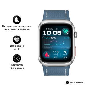 Часовник Huawei Watch D2 Luca-B29 Blue + Huawei FreeBuds SE 3 ULC-CT020 Black