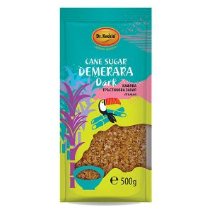 Кафява тръстикова захар, тъмна, Демерара Dr. Keskin, 500гр