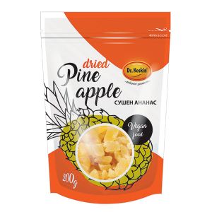 Ананас на кубчета, сушен плод, Dr. Keskin, 200гр