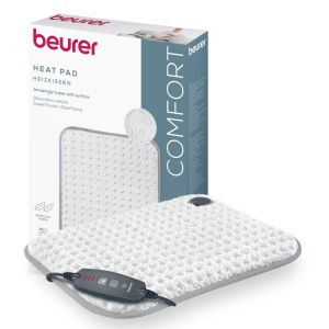 Термоподложка Beurer HK 43 Super Cosy heat pad with super soft surface;3 Illuminated temperature settings;Fast heating;Automatic switch off after 90 min;Cotton cover washable on 30°; BSS; 44(L)x33(W)