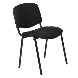 Посетителски стол Carmen 1130 LUX - черен