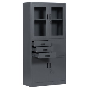 Метален шкаф Carmen CR-1240 E SAND - графит