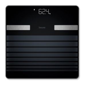 Везна Beurer BF 451 BT SignatureLine, Weight, BMI, body fat, body water, skeletal muscle percentage; Magic LED display; Modern dot-matrix look; Bluetooth; 180 kg / 100 g