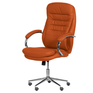 Президентски офис стол Carmen 6113-1 - оранжев