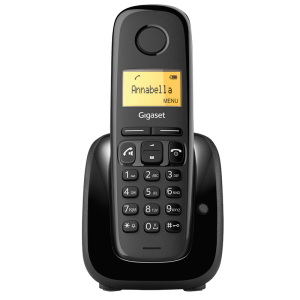 Безжичен DECT телефон Gigaset A280 - черен