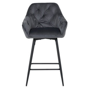 Бар стол LAZIO - тъмносив