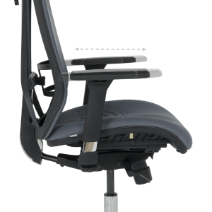 Ергономичен стол COTIA - тъмносив