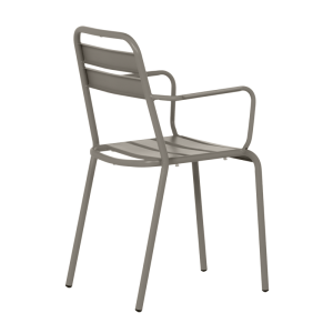 Метален градински стол ZAMFARA - капучино