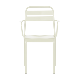 Метален градински стол ZAMFARA - светлосив