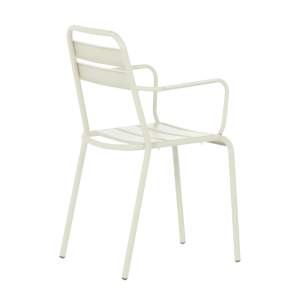 Метален градински стол ZAMFARA - светлосив