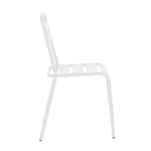 Метален градински стол ABA - бял