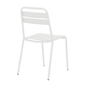 Метален градински стол ABA - бял