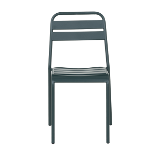 Метален градински стол ABA - тъмнозелен