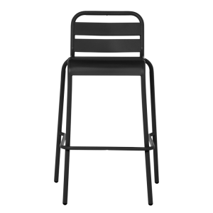 Кетъринг бар стол SHAKI - черен