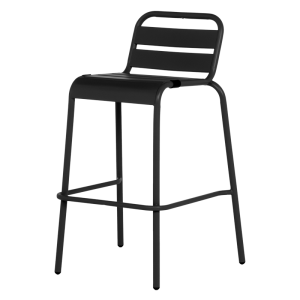 Кетъринг бар стол SHAKI - черен