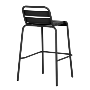 Кетъринг бар стол SHAKI - черен