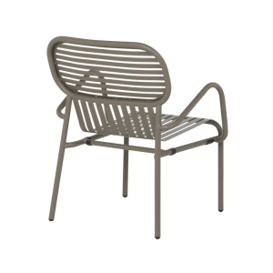 Метален градински стол JALINGO - капучино