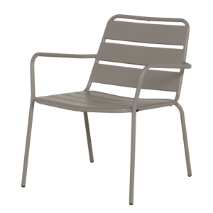 Метален градински стол SAKI - капучино