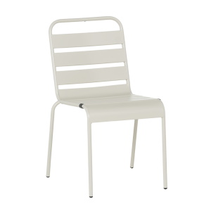 Метален градински стол MURI - светлосив