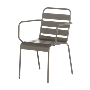 Метален градински стол INISA - капучино