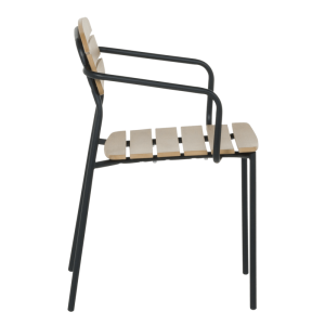 Метален градински стол YOBE - бук