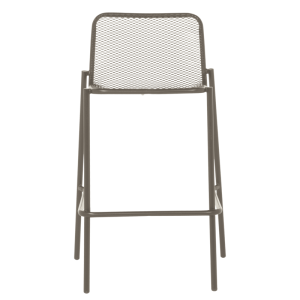 Метален кетъринг бар стол BAMA - капучино