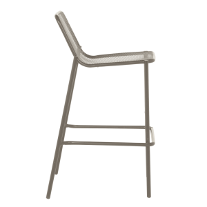 Метален кетъринг бар стол BAMA - капучино