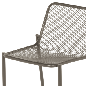 Метален кетъринг бар стол BAMA - капучино