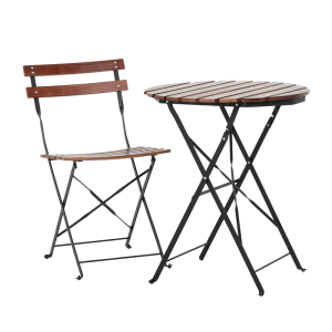Сгъваем кетъринг стол GOMBE - орех