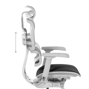 Ергономичен стол ERGOHUMAN ELITE 2 - сива рамка - черен