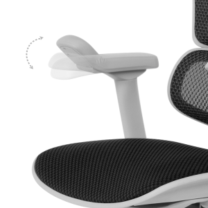 Ергономичен стол ERGOHUMAN ELITE 2 - сива рамка - черен