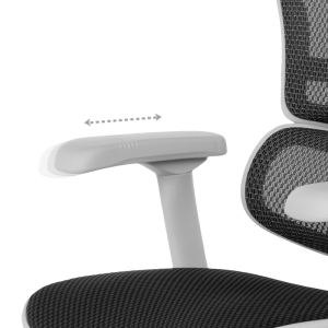 Ергономичен стол ERGOHUMAN ELITE 2 - сива рамка - черен