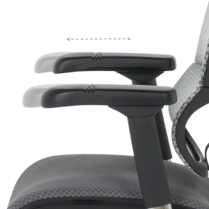 Ергономичен стол ERGOHUMAN IOO ELITE 2 - черна рамка - сив