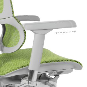 Ергономичен стол ERGOHUMAN IOO ELITE 2 - сива рамка - зелен